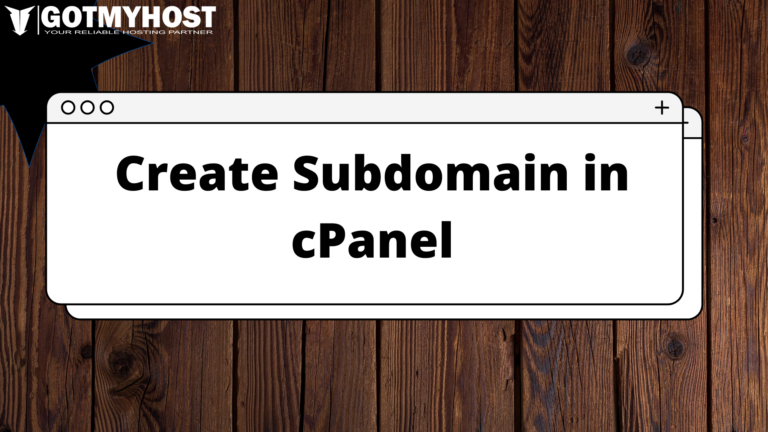 How to add subdomain in Cpanel