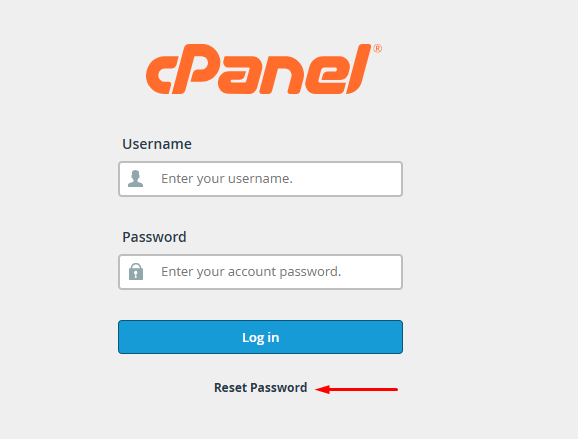 Cpanel password