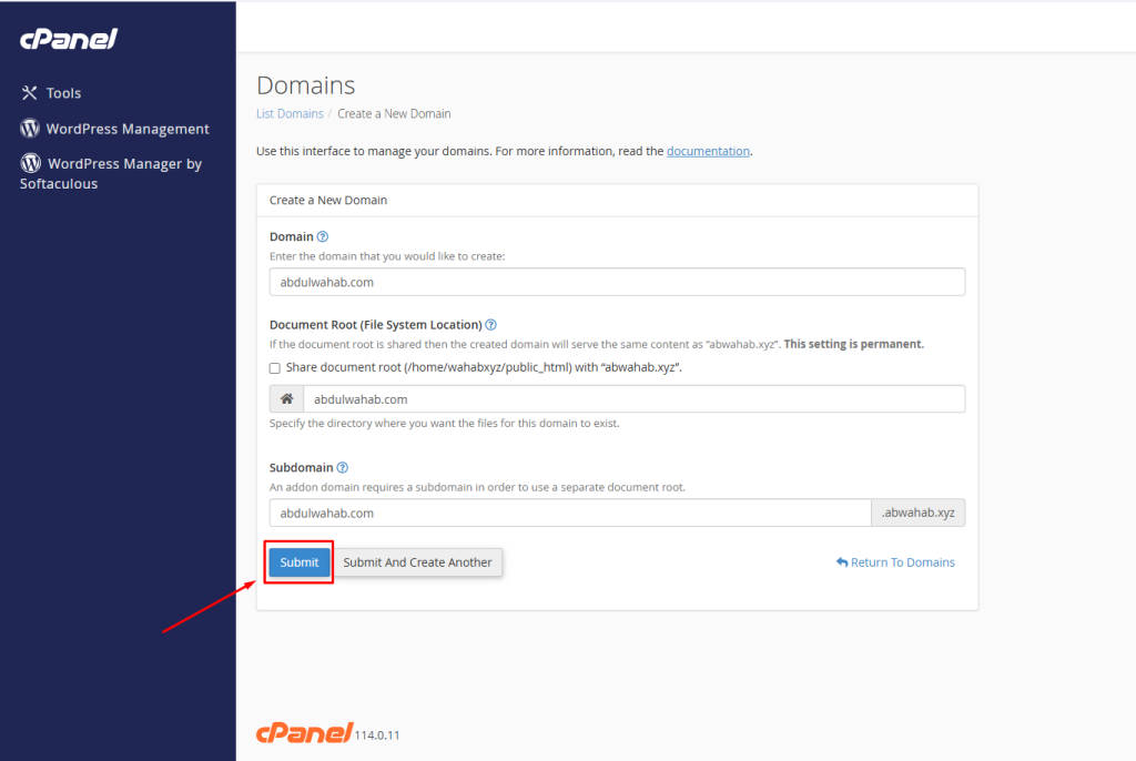 How to set up a cPanel addon domain | Gotmyhost How to set up a cPanel addon domain | | Gotmyhost