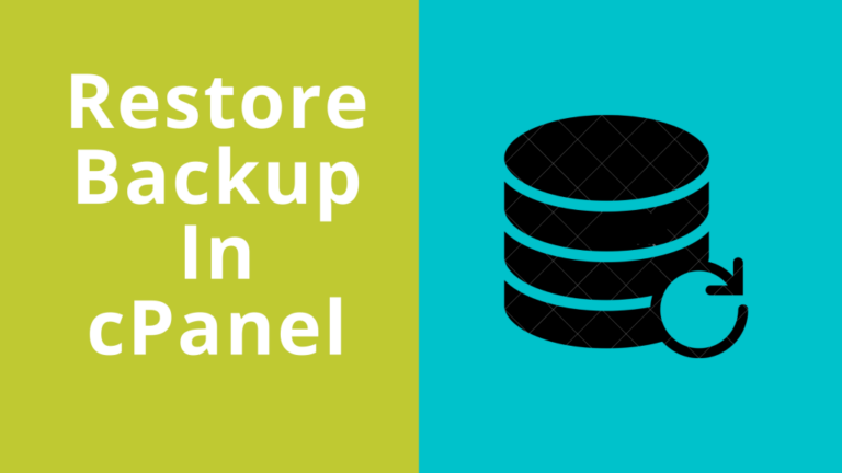 How to restore the backup of your Website