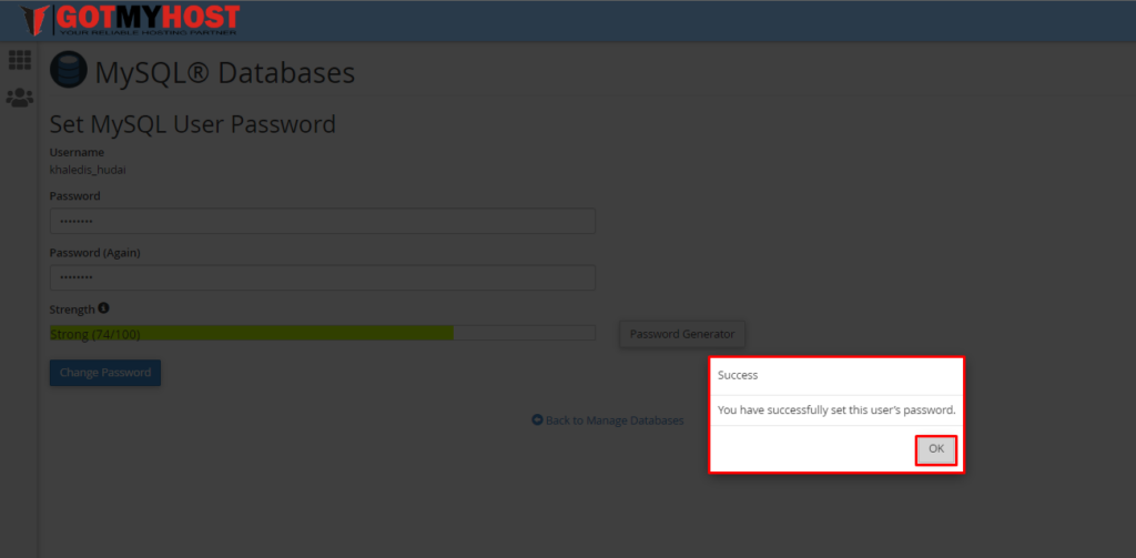 How to Manage MySQL Database from cPanel | | Gotmyhost