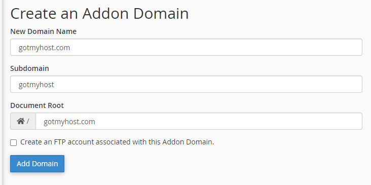 How to Host Multiple Websites in One cPanel | | Gotmyhost