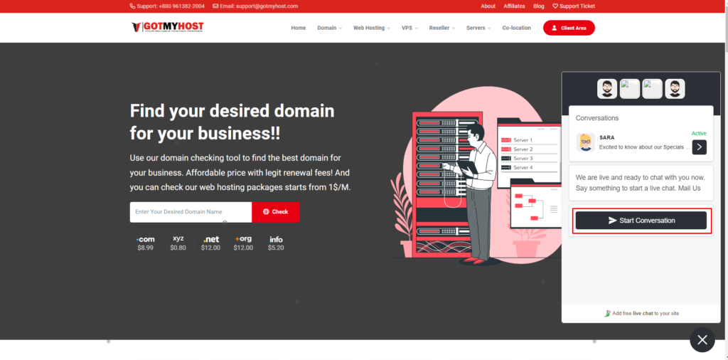 How to Contact Gotmyhost Hosting Live Chat Support | | Gotmyhost