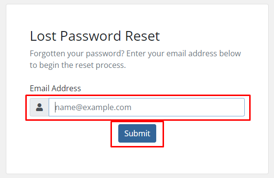 How to Reset Client Area Password