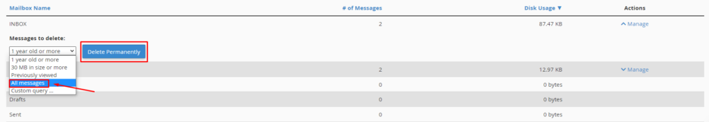 <strong>How to Permanently Delete All Email from Webmail</strong> | | Gotmyhost