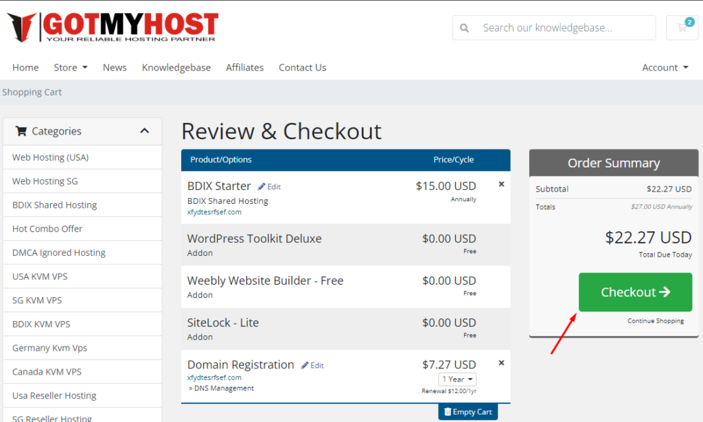 How to Buy Domain Hosting with Bkash | | Gotmyhost