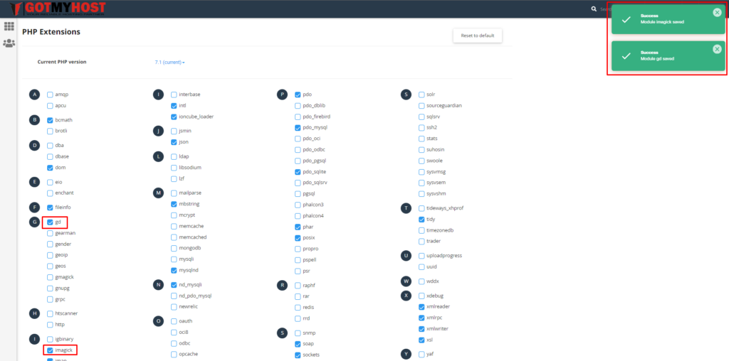 Enable & Disable Image Manipulation from cPanel | | Gotmyhost