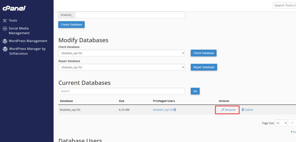 How to Manage MySQL Database from cPanel | Gotmyhost How to Manage MySQL Database from cPanel | | Gotmyhost