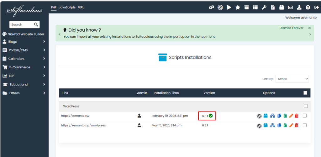 How to Check your WordPress Version | | Gotmyhost