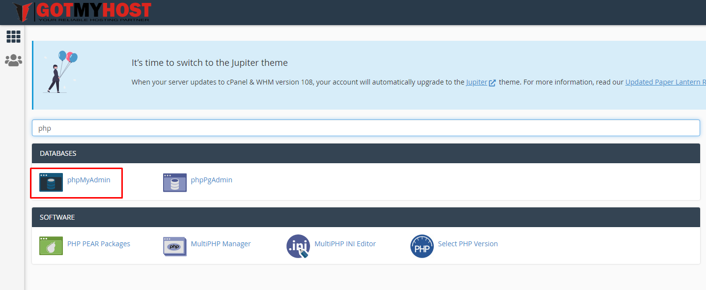 How to Optimize Database via phpMyAdmin in cPanel | 1