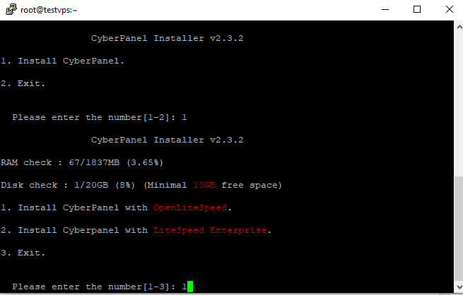 How to install CyberPanel in VPS | | Gotmyhost