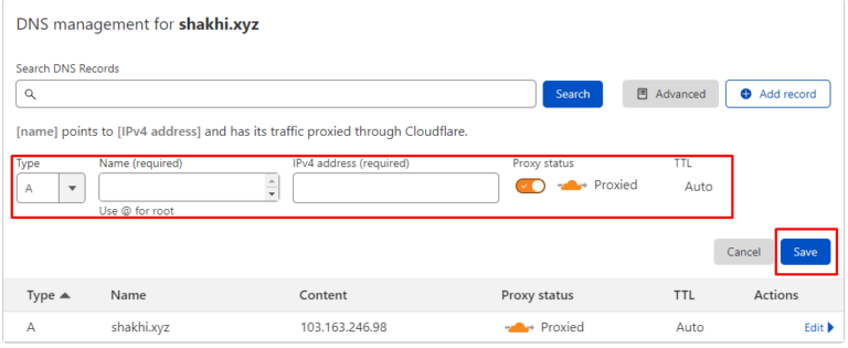How to Manage DNS Records from Cloudflare