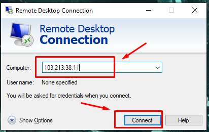 How to log in RDP | | Gotmyhost