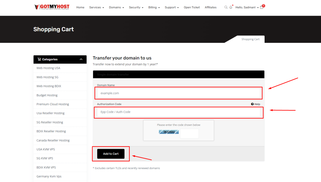 How to Transfer a Domain to another Registrar | | Gotmyhost