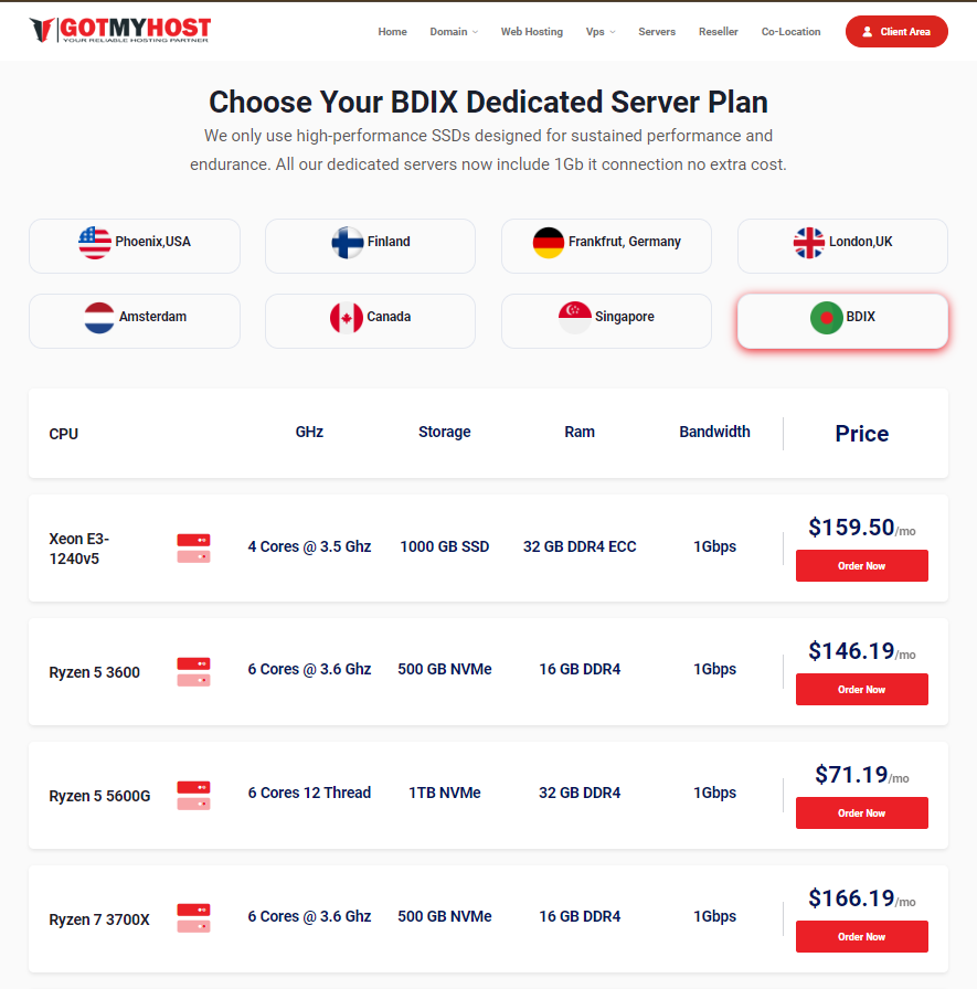 BDIX VPS server