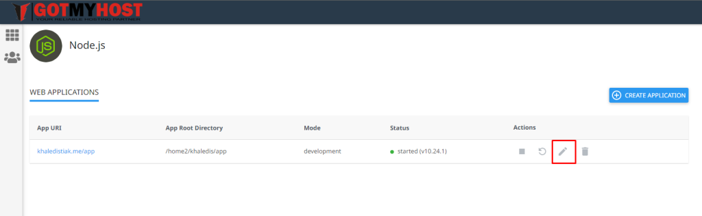 How to Install Node.js App in cPanel | | Gotmyhost