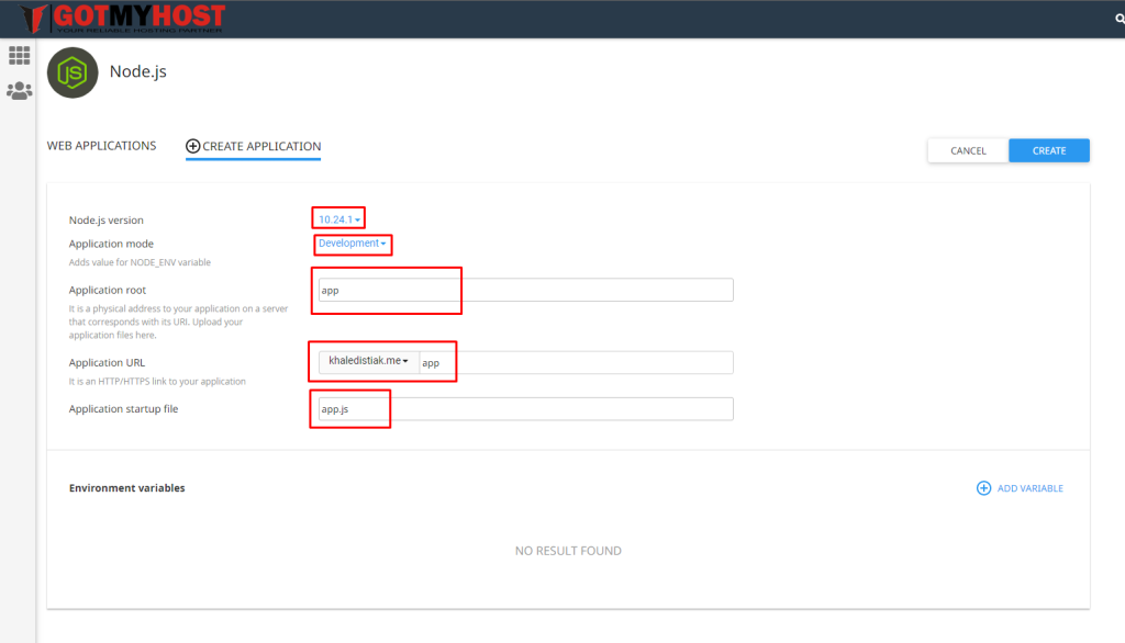 How to Install Node.js App in cPanel | | Gotmyhost