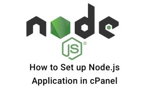 How to Install Node.js App in cPanel