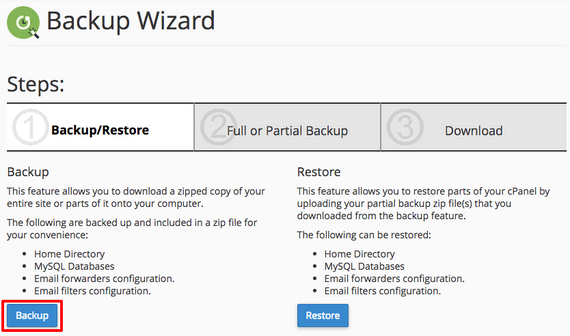 How to Generate and Download a Full Backup of Your cPanel Account | | Gotmyhost