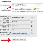 How to Generate a cPanel Backup and Send it to FTP | | Gotmyhost