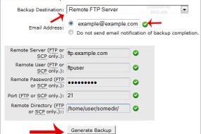 How to Generate a cPanel Backup and Send it to FTP | | Gotmyhost