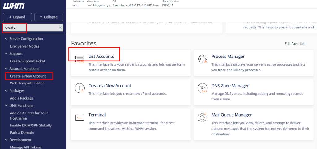 How to create a cPanel Account in WHM | Gotmyhost How to create a cPanel Account in WHM | | Gotmyhost