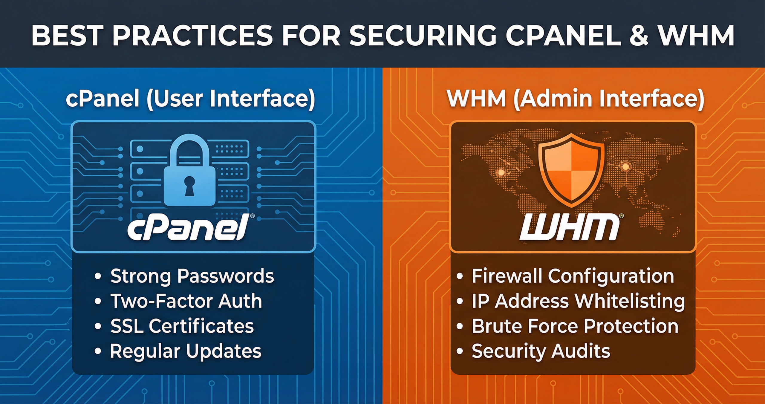 Best Practices for Securing cPanel & WHM