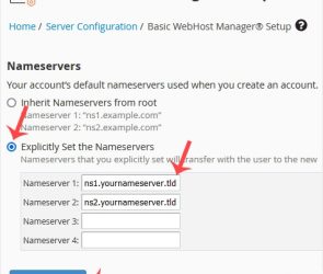 How to Set Custom/Private Nameservers in WHM | | Gotmyhost