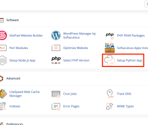 Error installing Python Selector using the Wizard. | | Gotmyhost