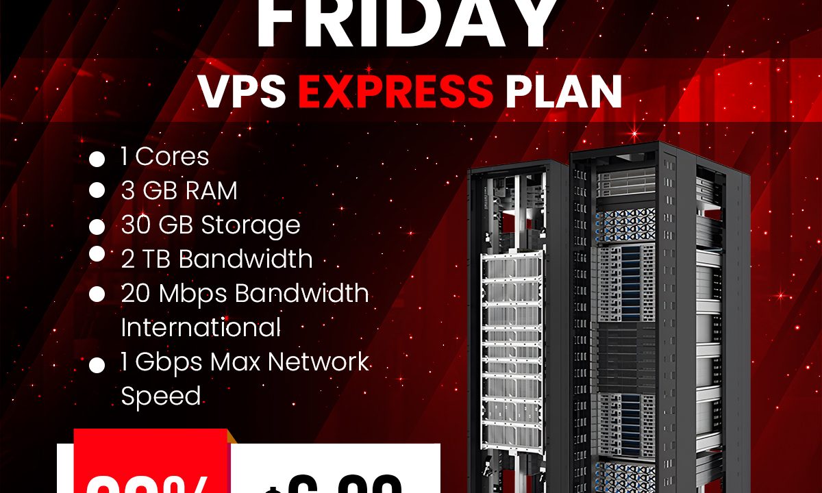 Black Friday Special USA, SG, BDIX VPS Hosting এ পাচ্ছেন ৬০% ডিসকাউন্ট !! | | Gotmyhost