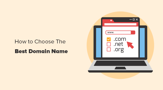 Choose domain name for business