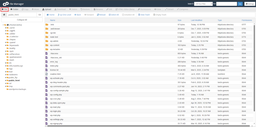 How to Locate, Create, and Edit the Default WordPress .htaccess File? | | Gotmyhost
