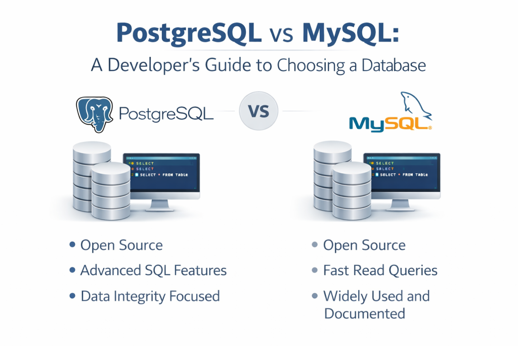 PostgreSQL vs MySQL: A Developer’s Guide to Choosing a Database | Gotmyhost MySQL and PostgreSQL