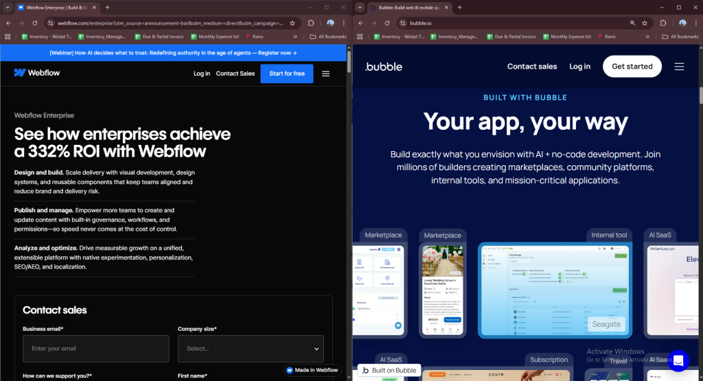 Webflow vs Bubble: Which No-Code Platform Is Best For Your Website In 2026?